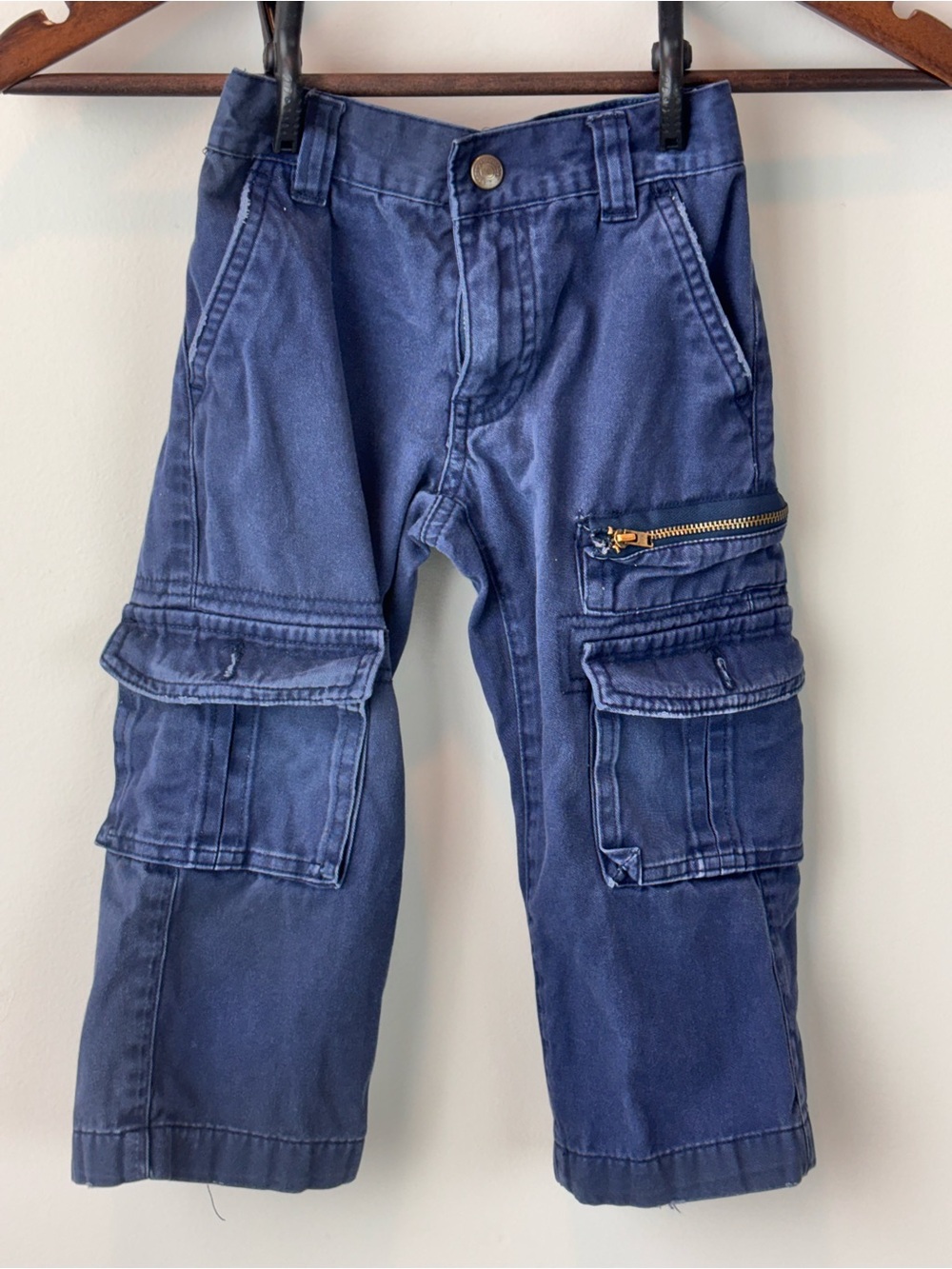 greendog Boys' Cargo Jeans in Navy